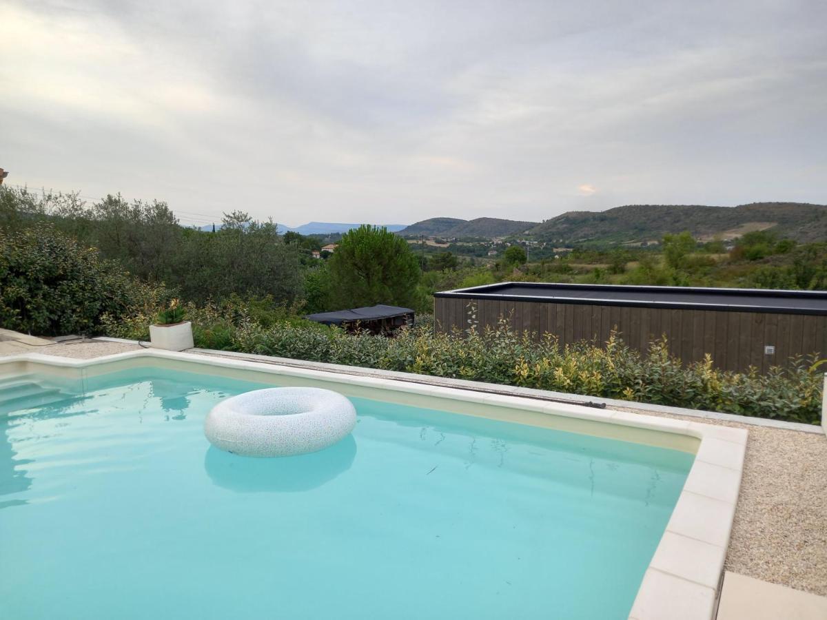"Plus Belle L'Ardeche" Studio De Jardin Et Piscine Vinezac Exteriér fotografie
